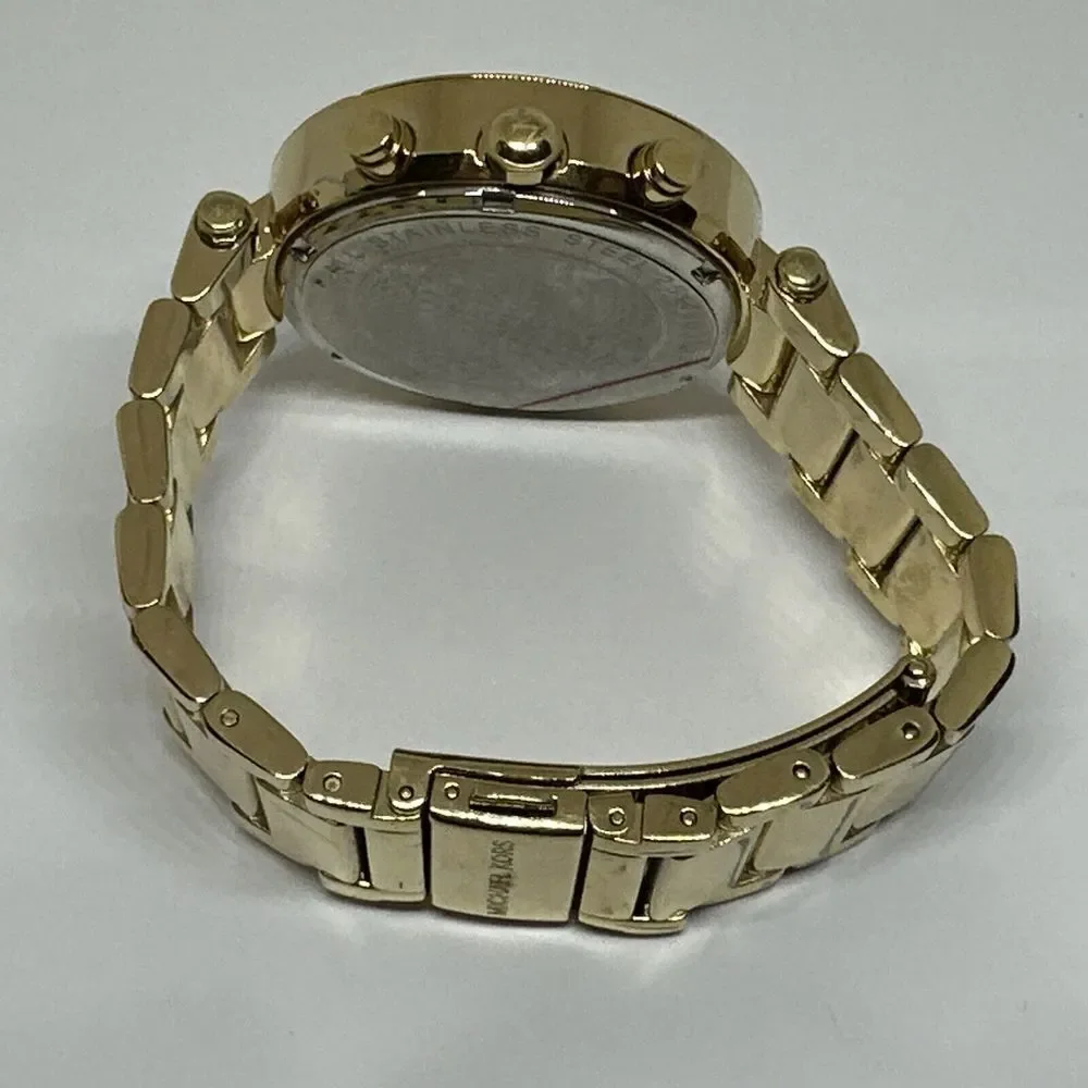 Michael Kors Parker MK5354 Women's Gold Stainless Steel Analog Dial Watch NUL1